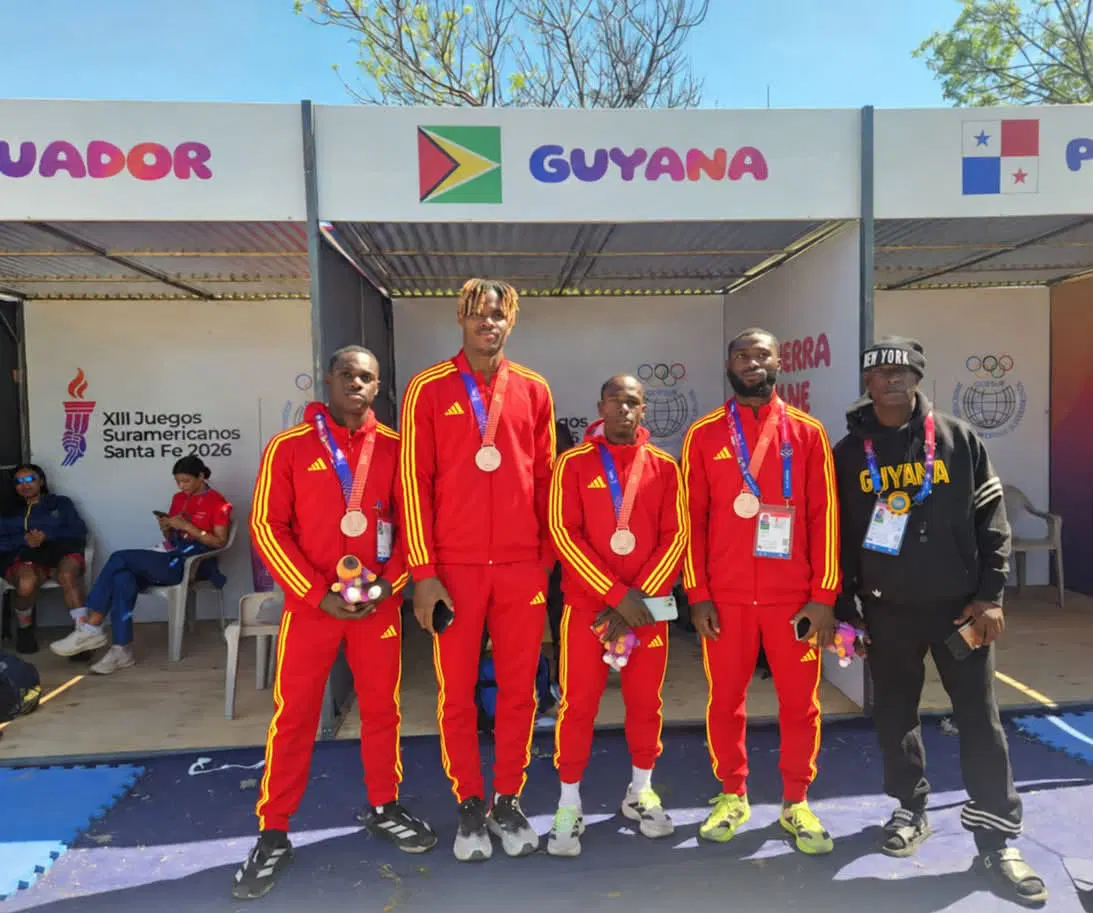 South American Games: Horatio and relay quartet snatch track medals for Guyana