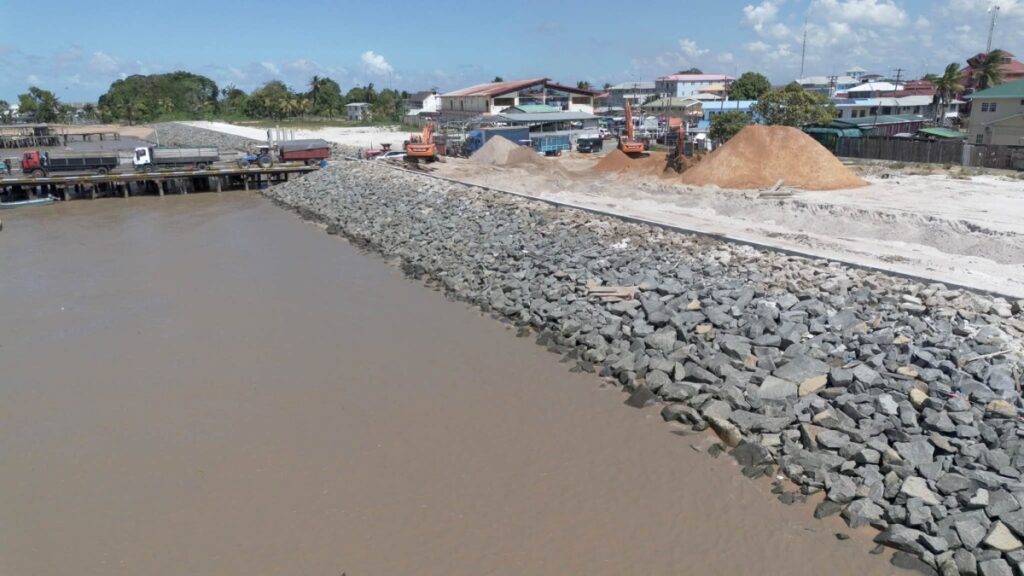 Construction works progressing on new Parika Stelling
