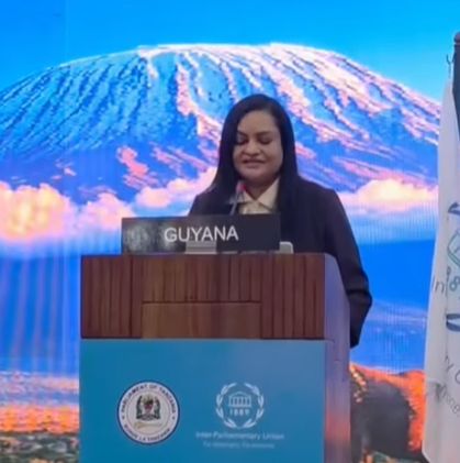 Guyana presents people-centred governance vision at global parliamentary assembly