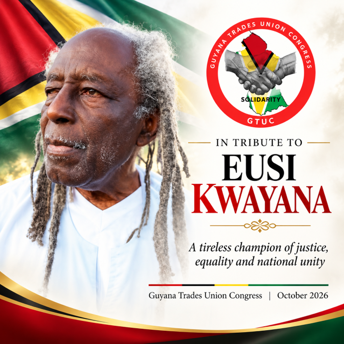 GTUC Urges Guyanese to Continue Kwayana’s Fight for Equality and National Unity