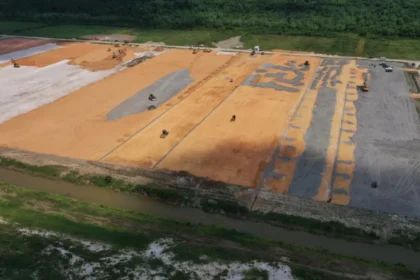 Wales truck parking facility 75% complete
