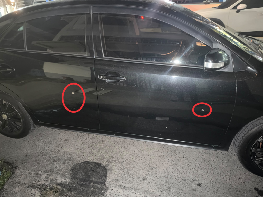 BREAKING NEWS | Opposition Leader’s car reportedly shot at while filming security presence outside Prem Narine’s home