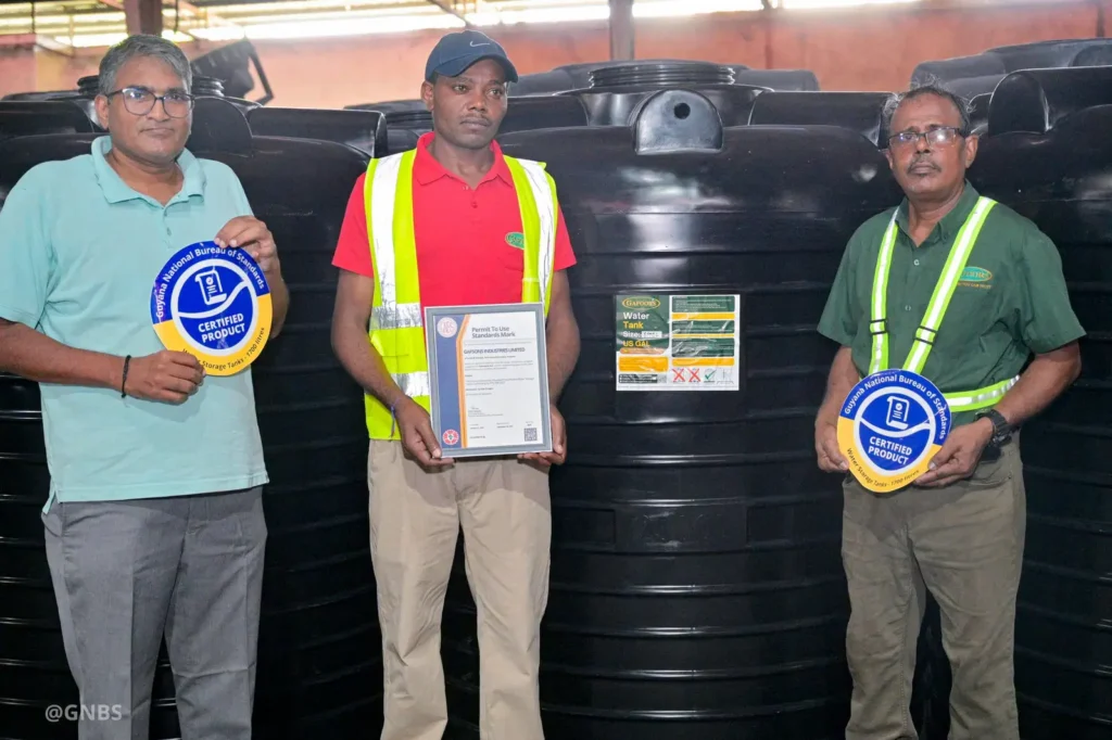 Gafsons Industries now boasts three certified products carrying the National Standards Mark