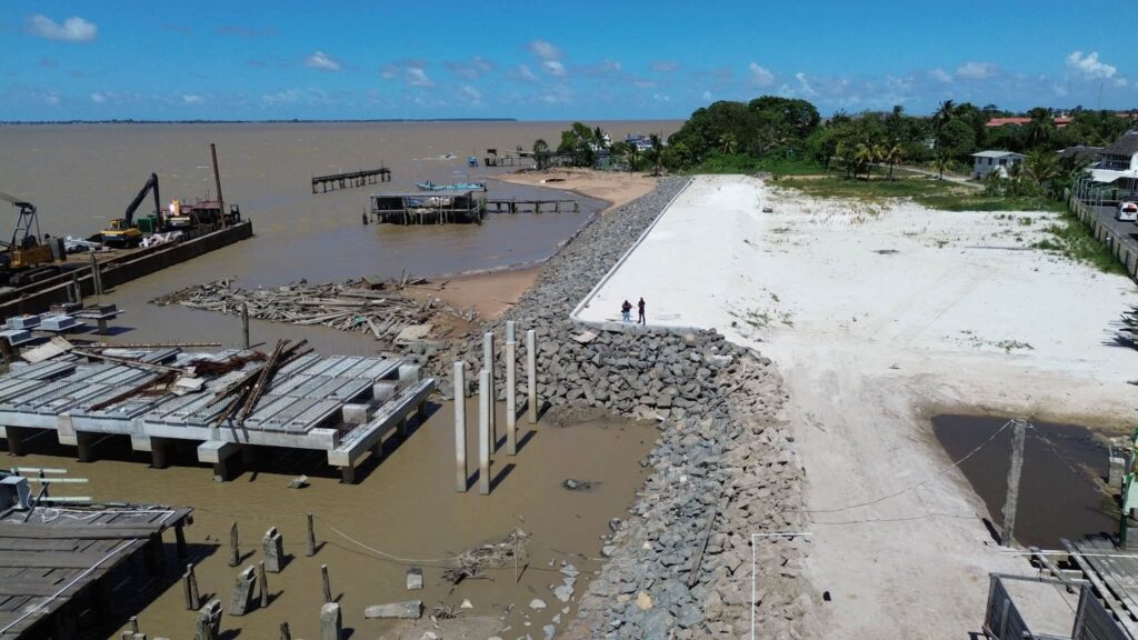 Parika Ferry Stelling 15% completed