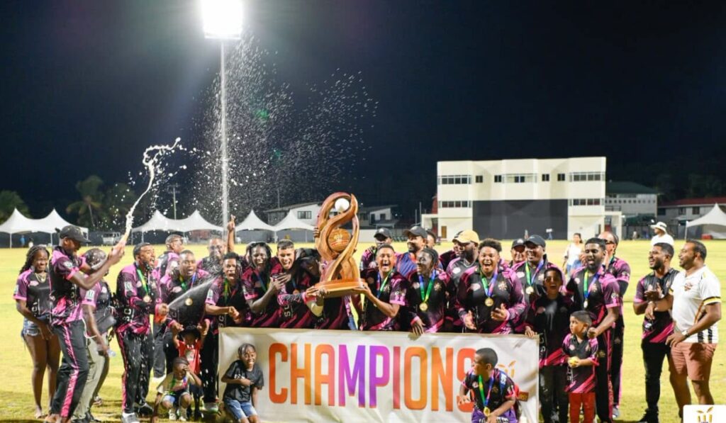 SVC/AJM crowned new One Guyana T10 Tapeball champions
