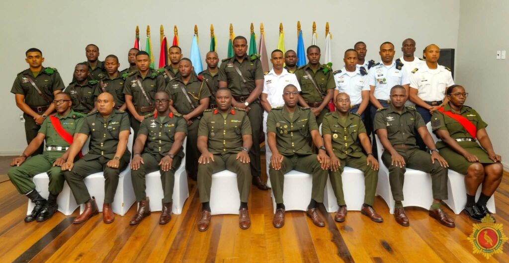 Fifteen officers complete GDF junior command course